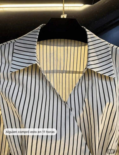 Blusa casual  de manga larga E26XM09