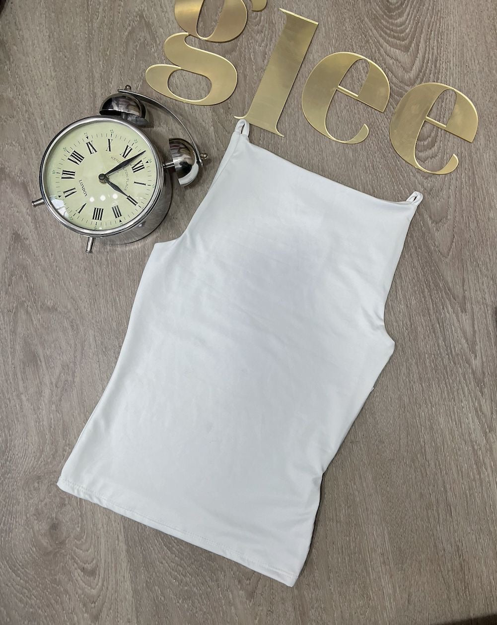 Tela de cielo blusa sin mangas J25QV04