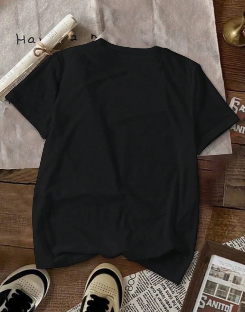 Camiseta casual manga corta con estampado A25PN09