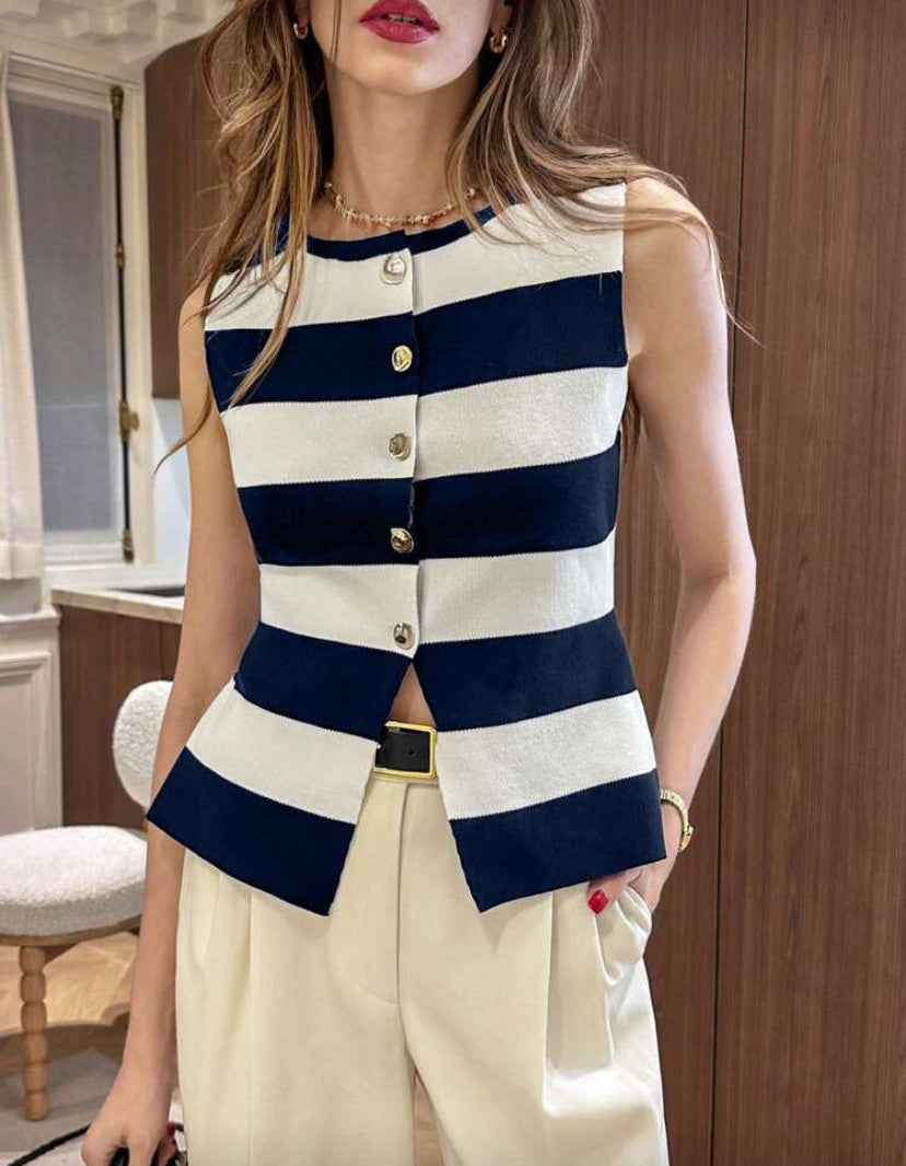 Cárdigan de punto con escote redondo N25WÑ04