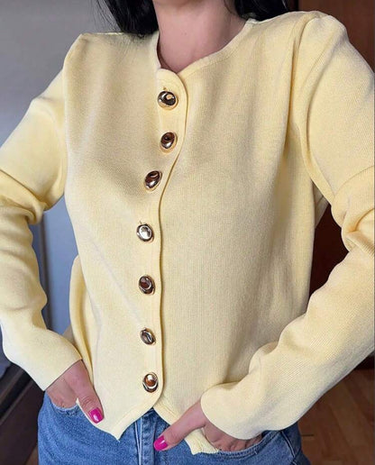 Suéter de punto con cuello redondo O25VW02