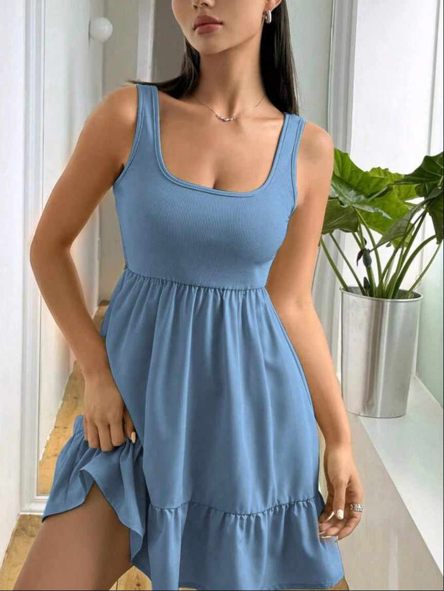 Cielo de seda vestido sin mangas M25ÑR08