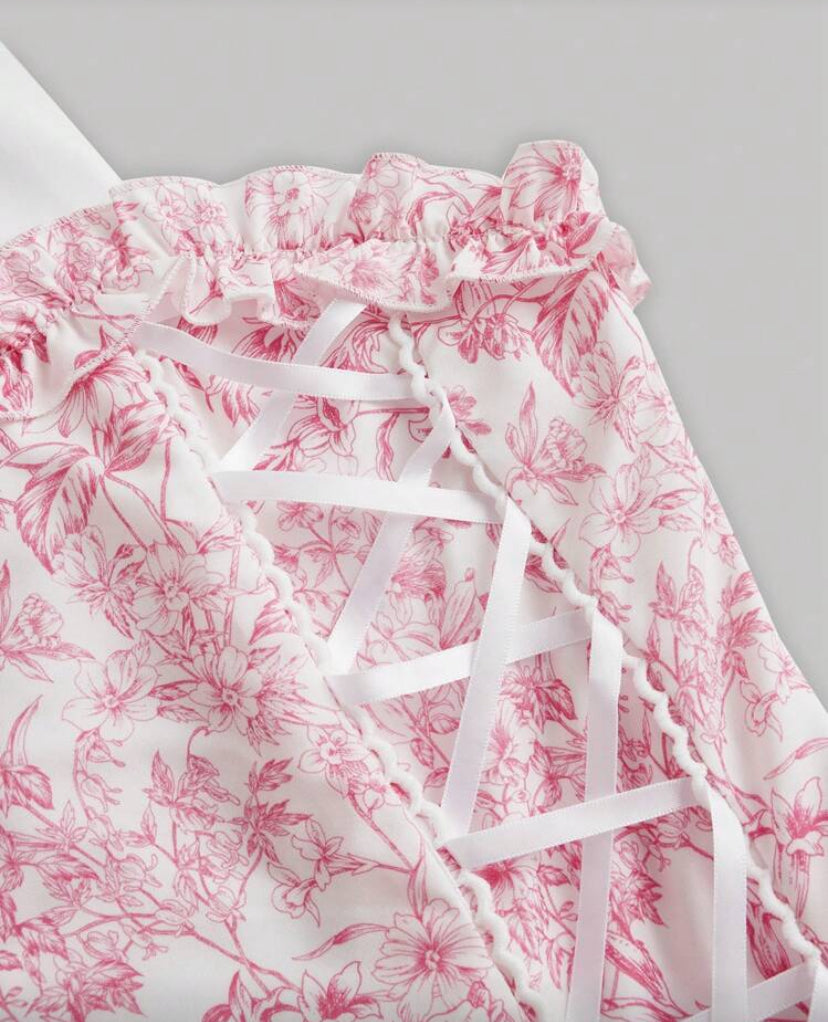 Vestido corto rosa E26XH09