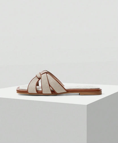 Sandalias planas sencillas y cómodas A25ÑT01