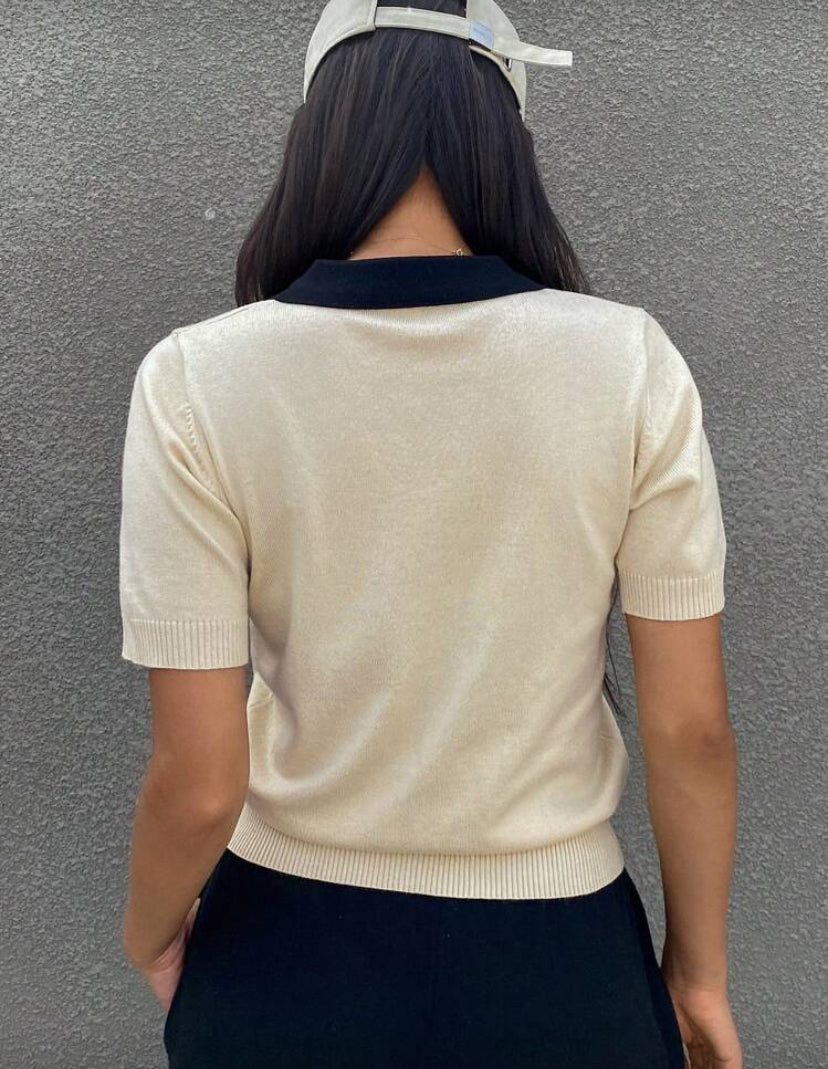 Blusa casual de punto E26XF07