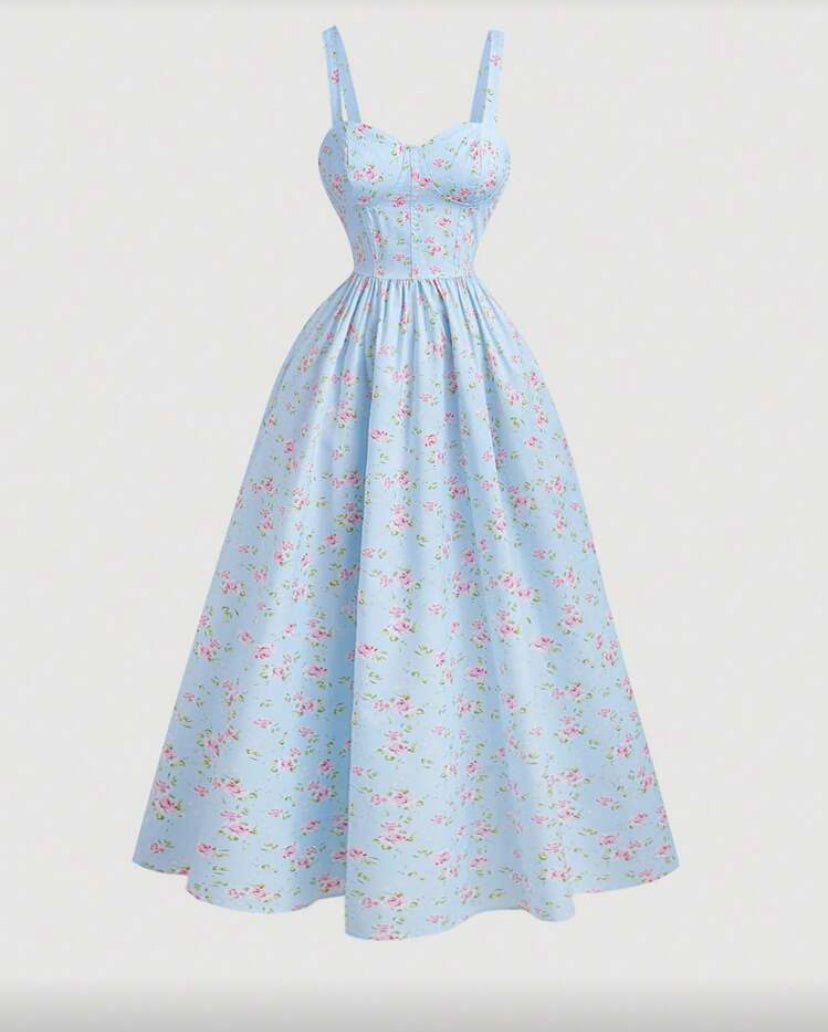 Vestido de  verano con tirantes E26XP07