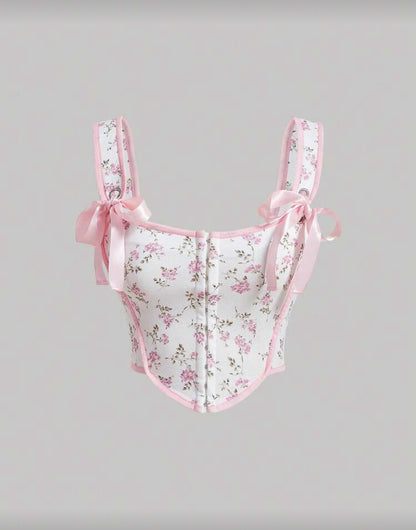Top con estampado floral E26XL02
