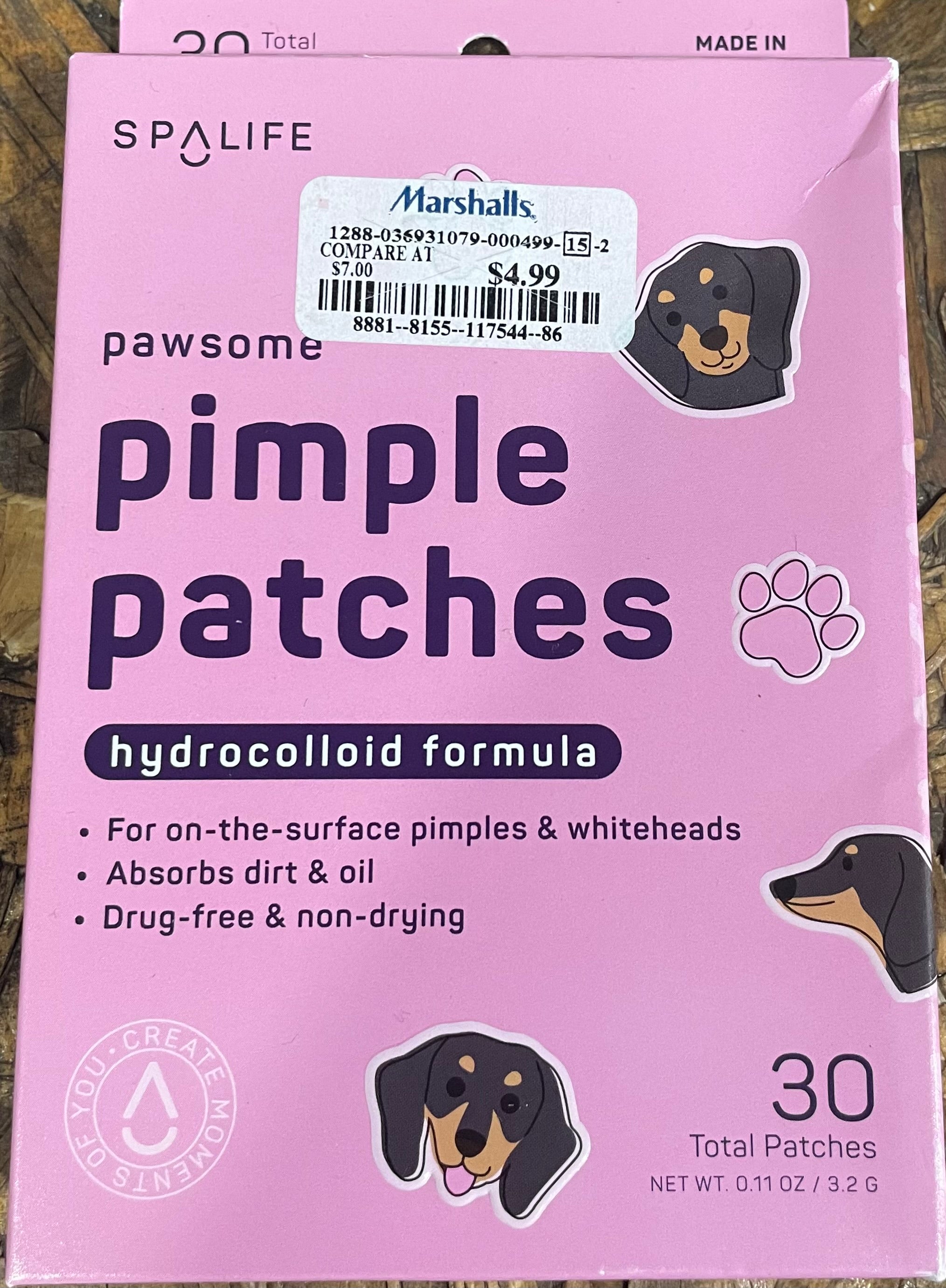 Parches hidrocoloides para el acné pawsome J25QL04