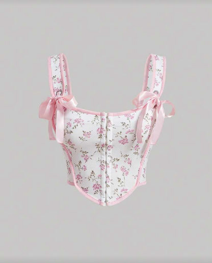 Top con estampado floral E26XL02