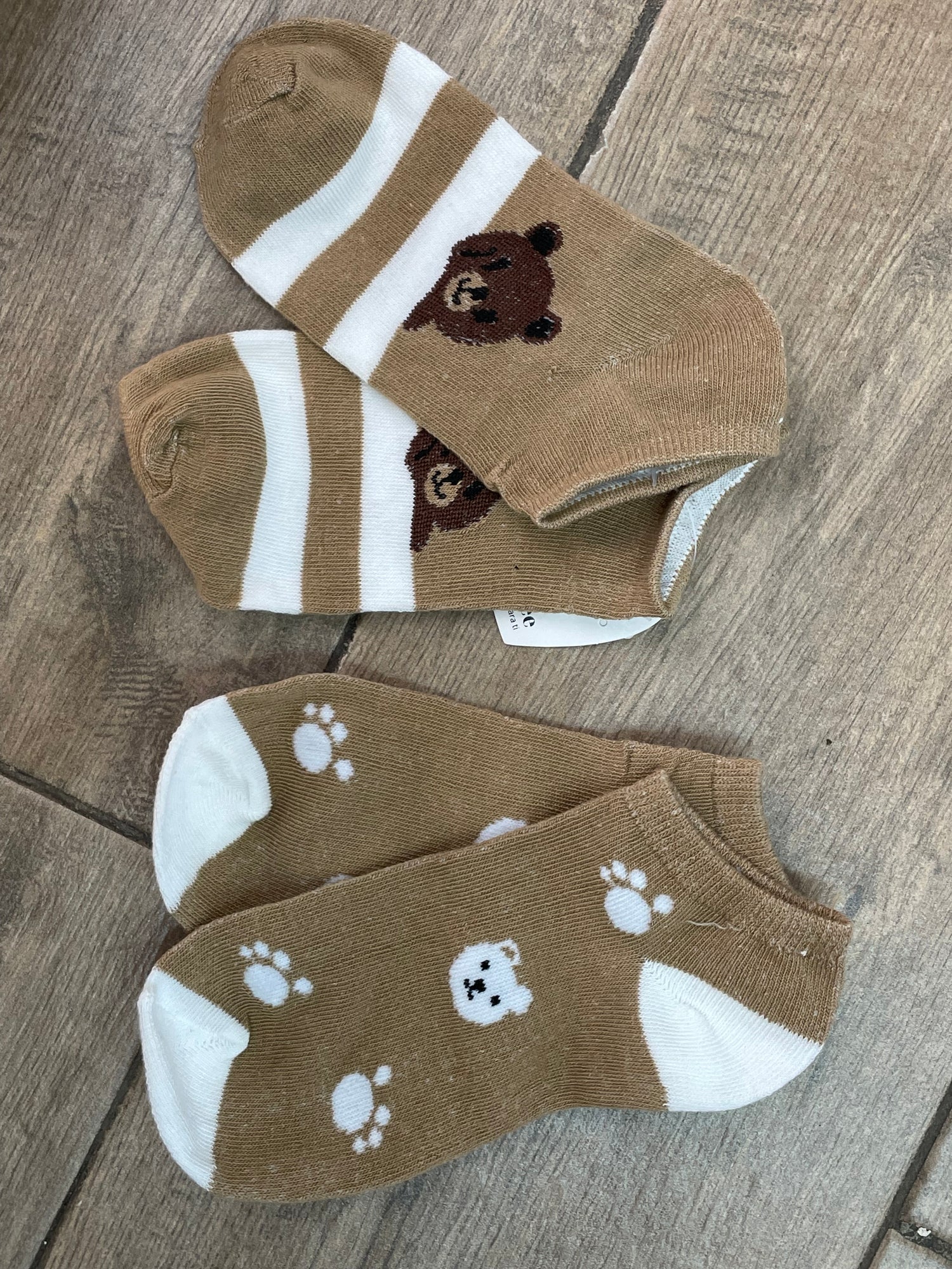 Calcetines Tobilleros De Oso. A25PD03