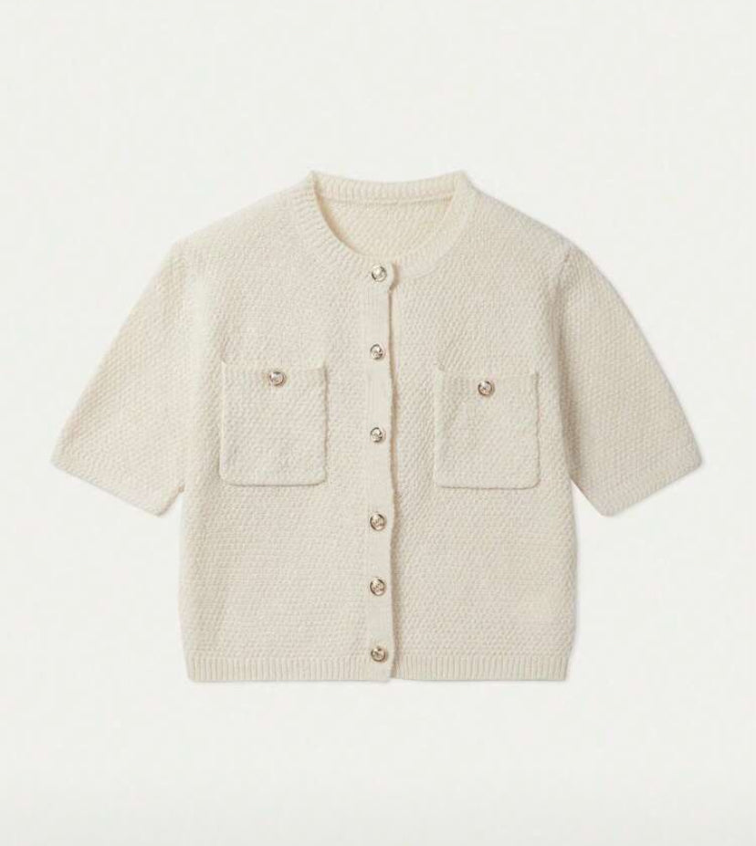 Blusa de manga corta elegante D25WW02