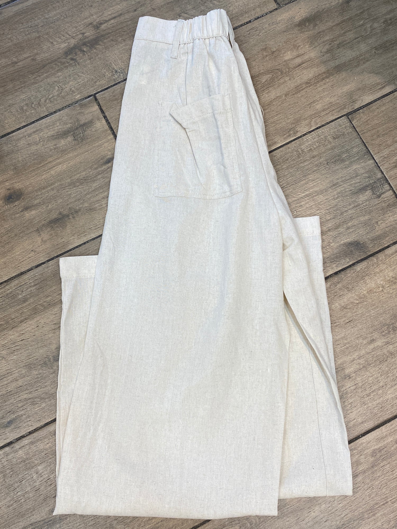 Pantalón acampanado de tela J25RF04