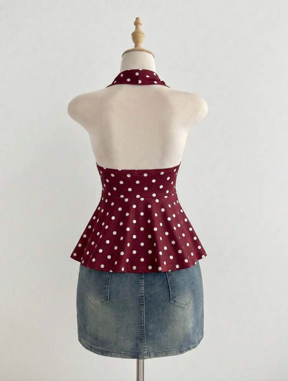 Top con cuello V