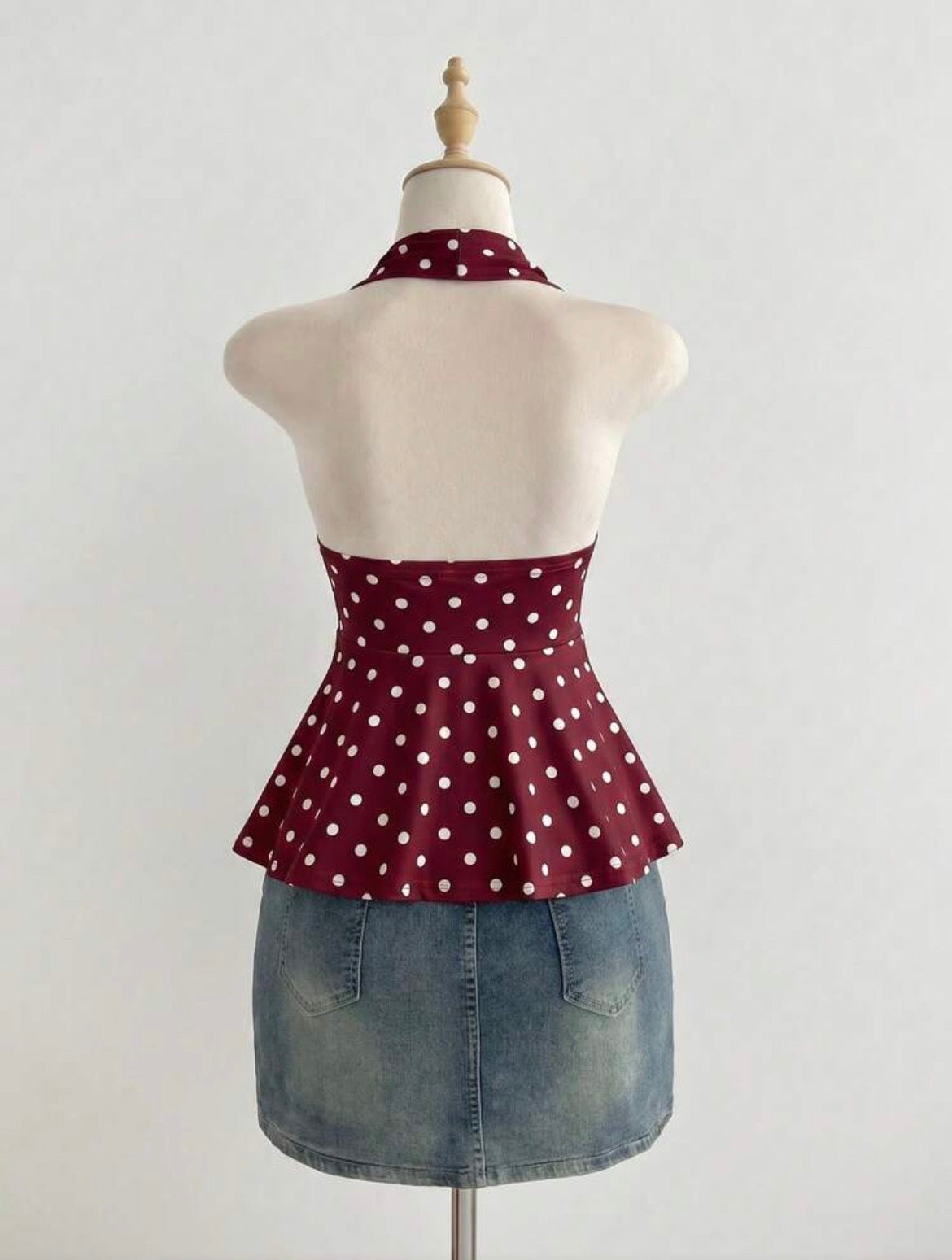 Top con cuello V