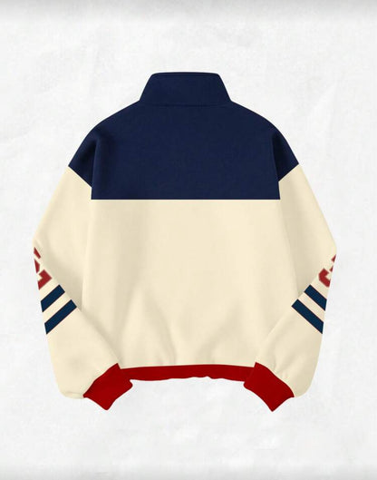 Sudadera casual con cremallera E26XT08