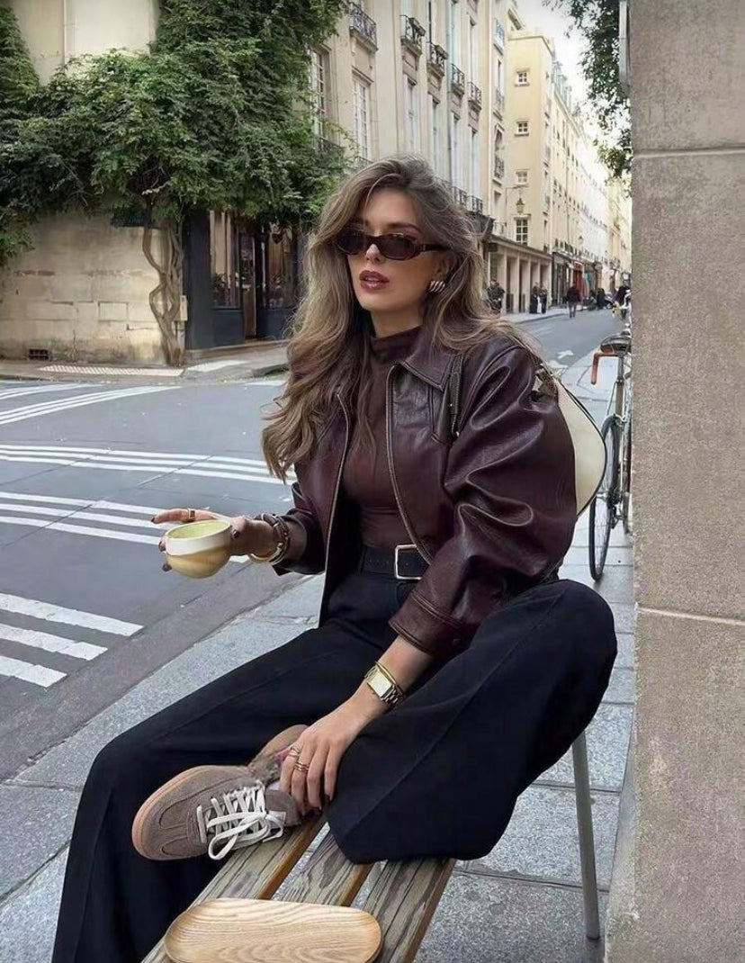 Chaqueta rojo vino N25WT09