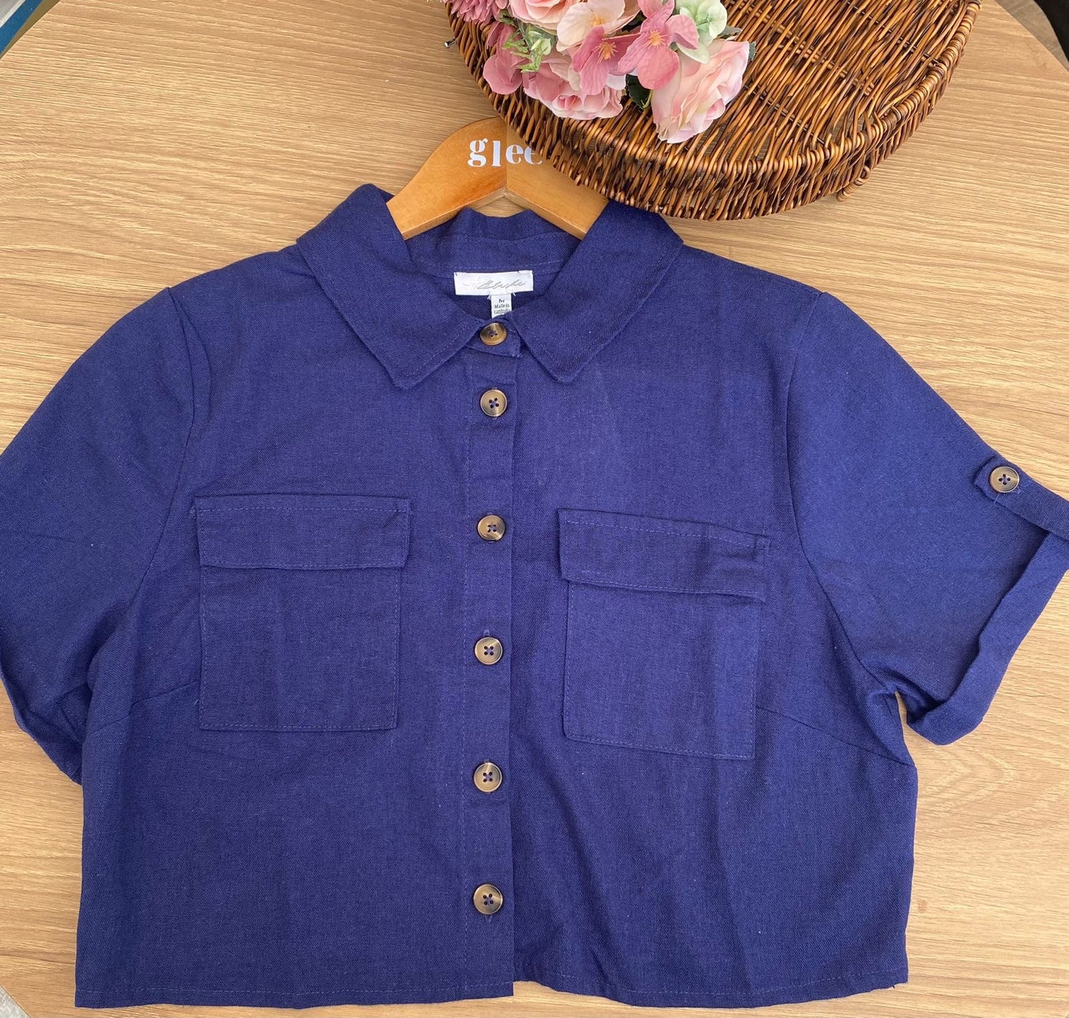 Blusa con diseño de bolso S25UJ04