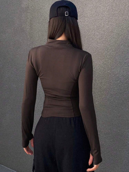Chaqueta de cuello alto