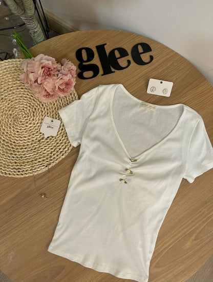 Blusa de encantado natural  J25QY06