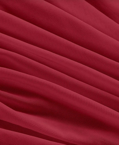 Top crop de un solo hombro E26XS07 🔴