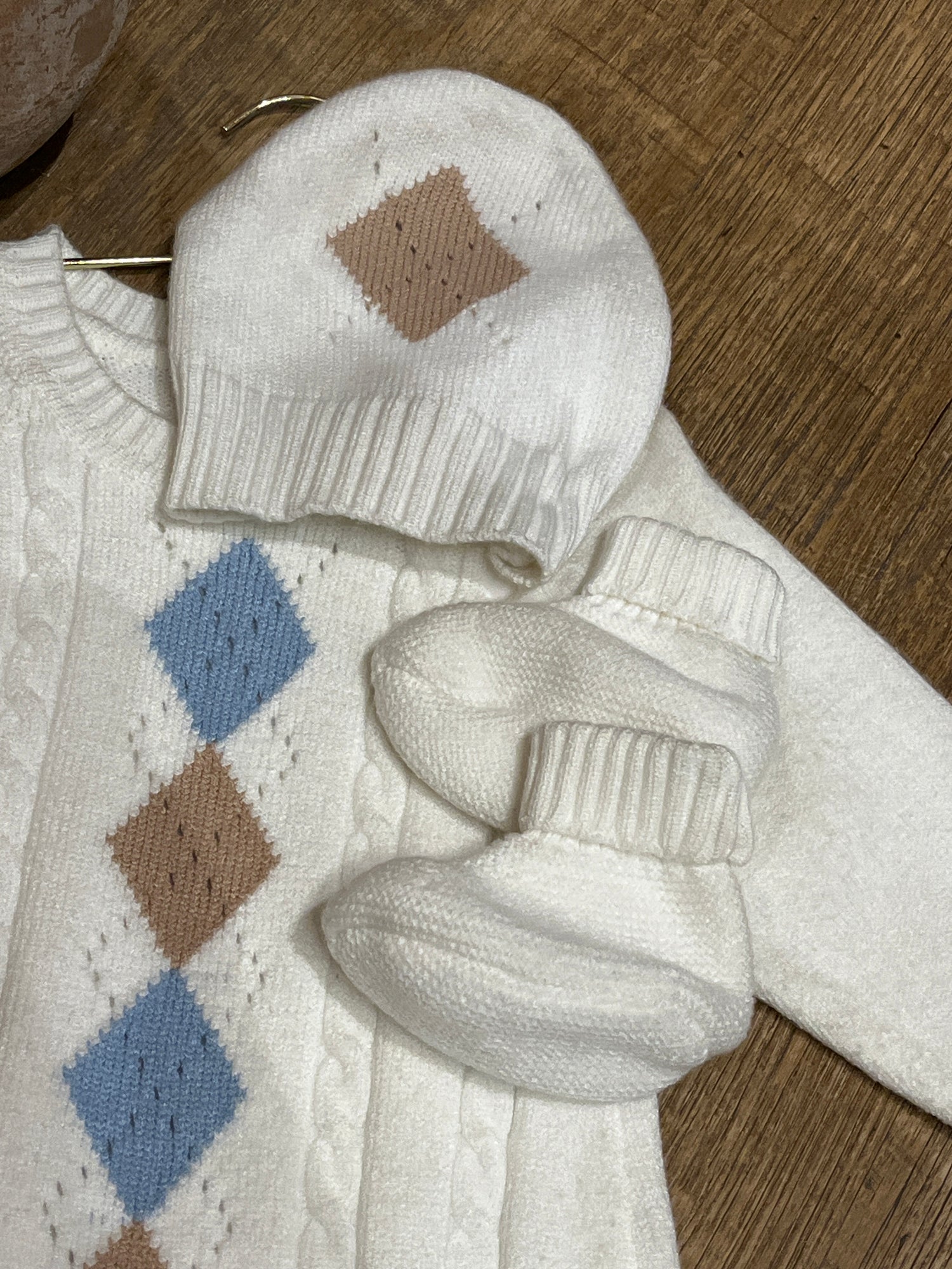 Mono con patrón de rombo AF06