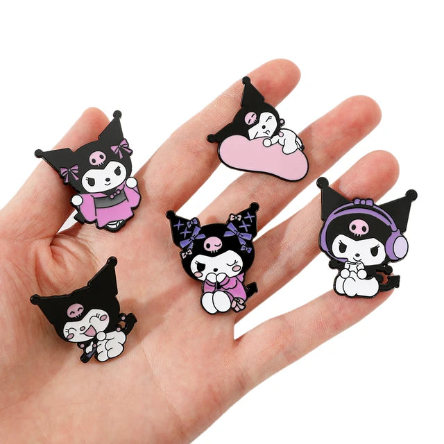 Broche de Esmalte con Diseño de Kuromi LA05