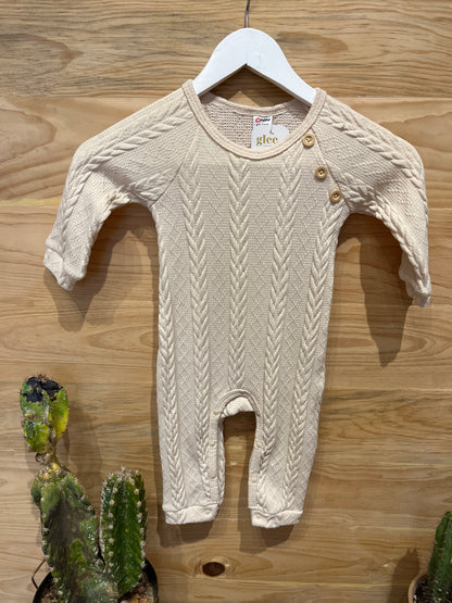 Jumpsuit tejido de color sólido AQ04 ￼