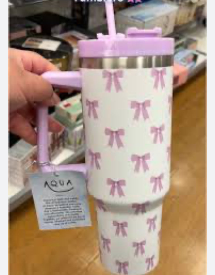 Vaso térmico con diseño de moño J25RK010