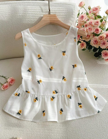 Blusa campesina de talla grande A25PG02
