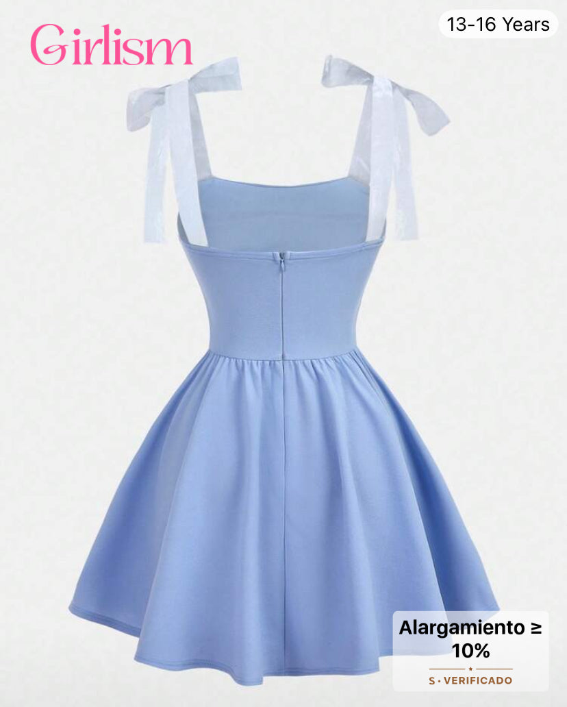 Vestido de tirantes de malla E26XM01