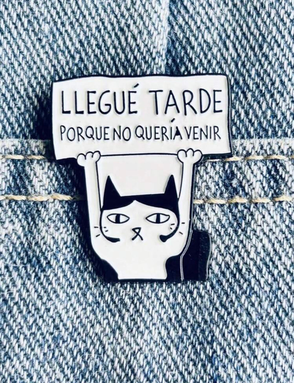 Broche de Gato Esmaltado  S25UY02