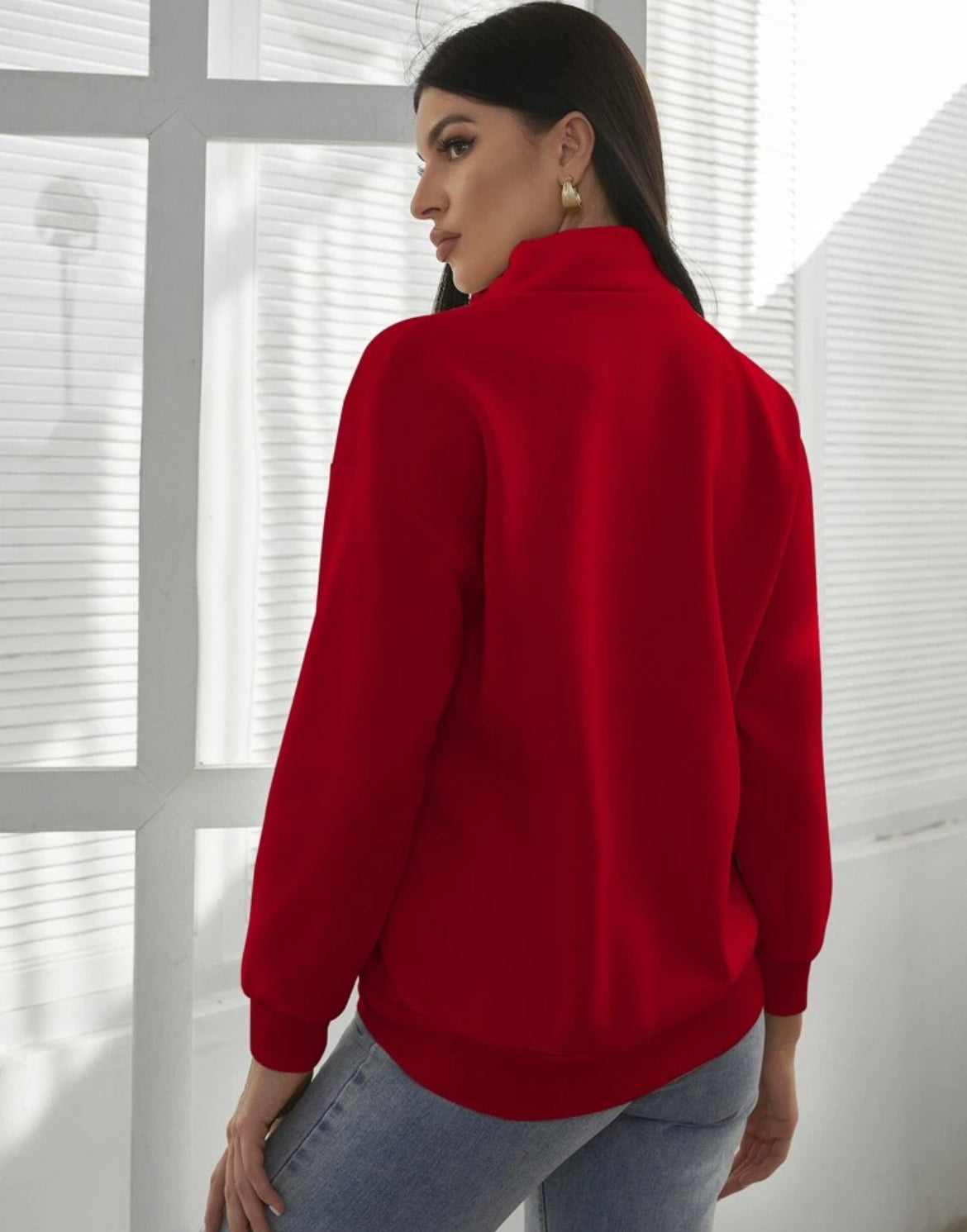 Sudadera roja J25SR06