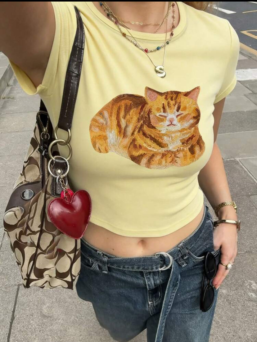 Gatita coqueta blusa crop A26BB09