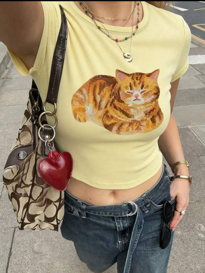 Gatita coqueta blusa crop A26BB09