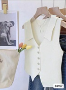 Chaleco de punto para mujer A25QA08