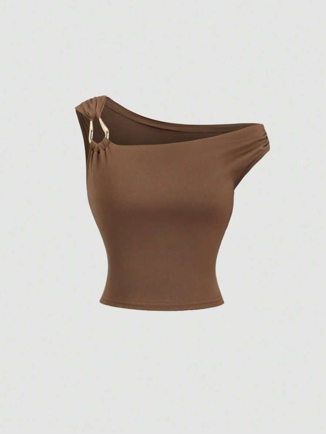 Top tipo camisa asimétrica AG25TP04