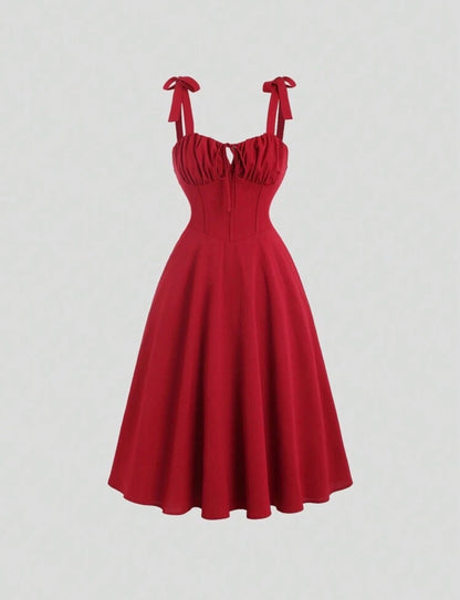 VESTIDO CAMISOLA CON CORDONES AG26AC05