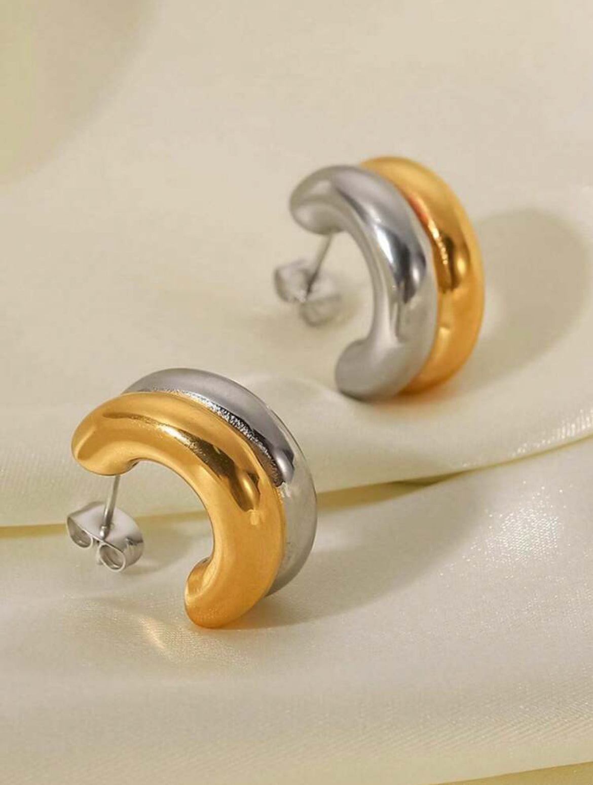 Pendientes de dos colores AG25TZ03