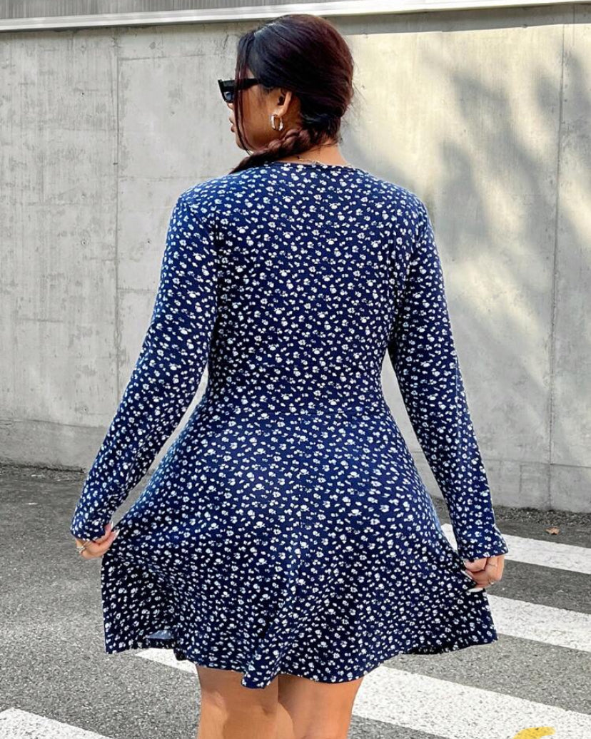 Vestido con estampado A25QL01