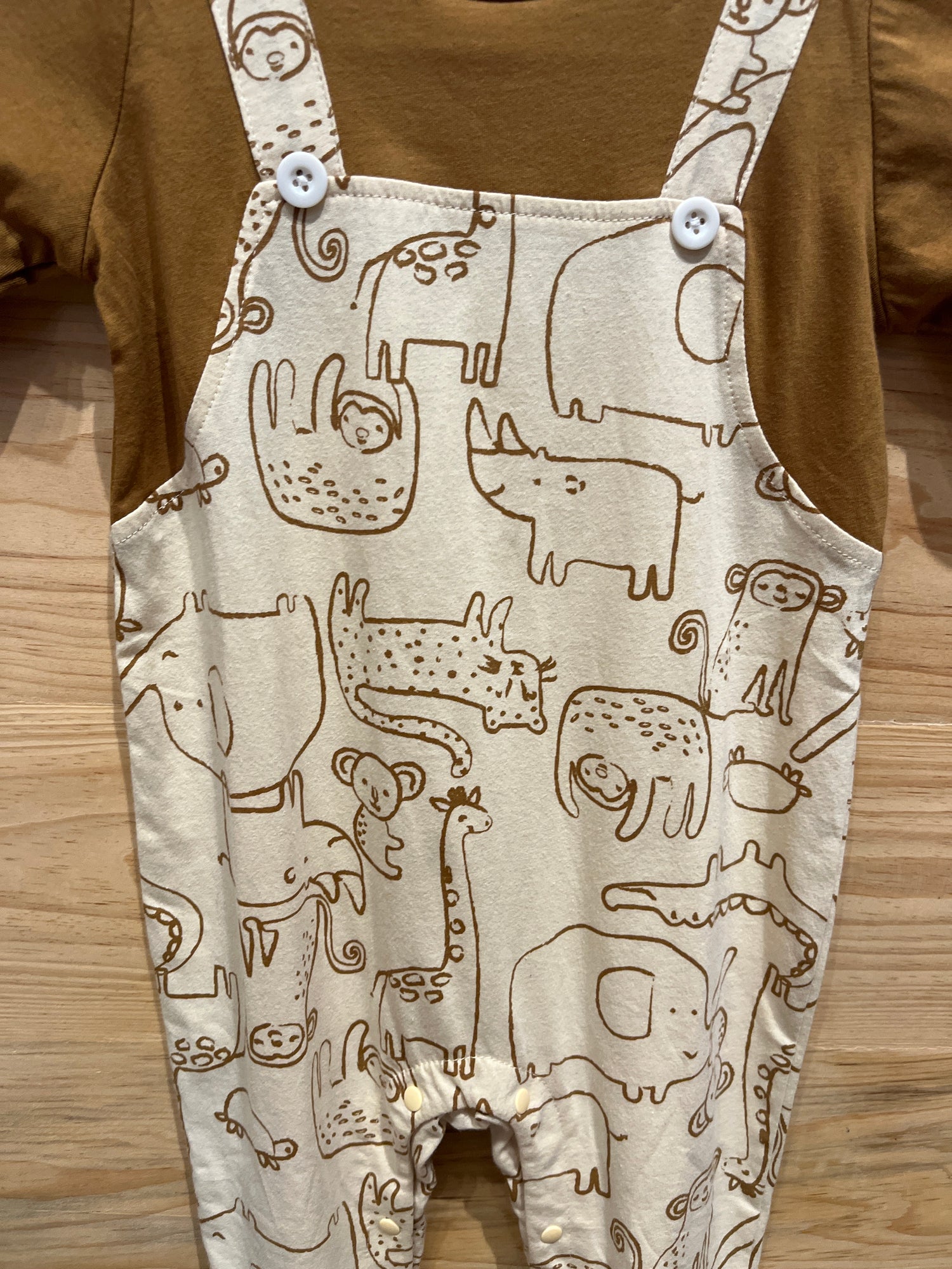 Niño mono con estampado de dibujos animados AG01 ￼