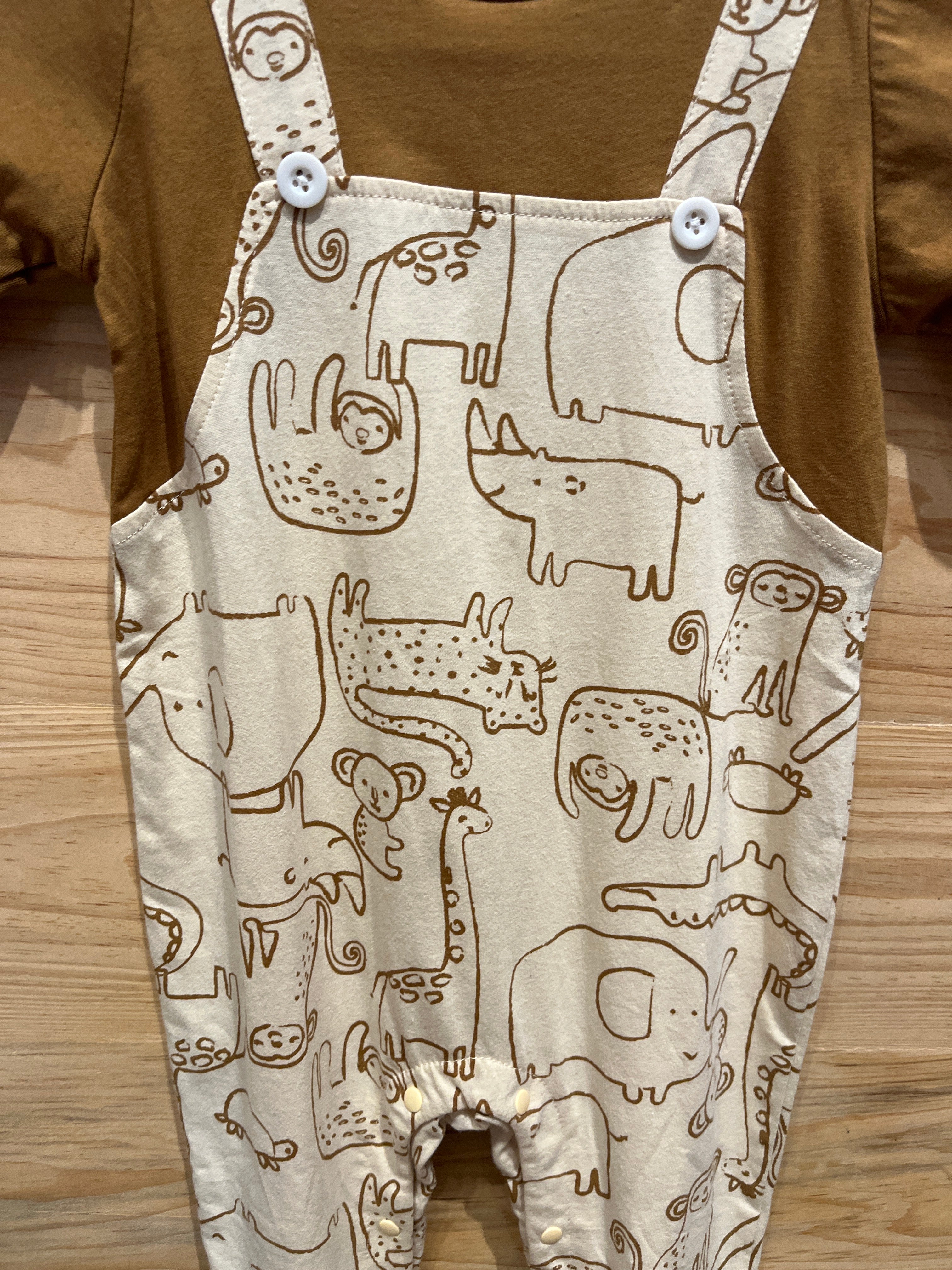 Niño mono con estampado de dibujos animados AG01 ￼