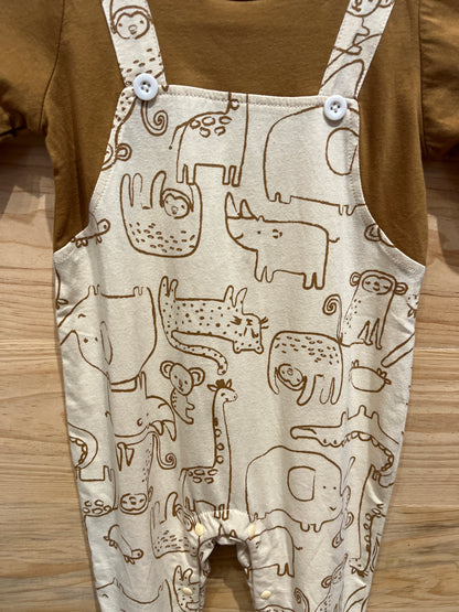 Niño mono con estampado de dibujos animados AG01 ￼