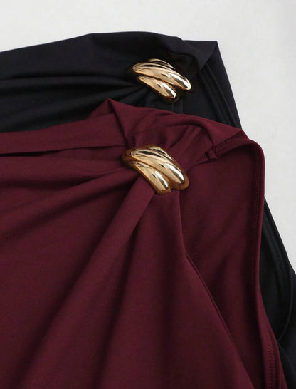 Blusa Ajustada con Volantes. S25UU01