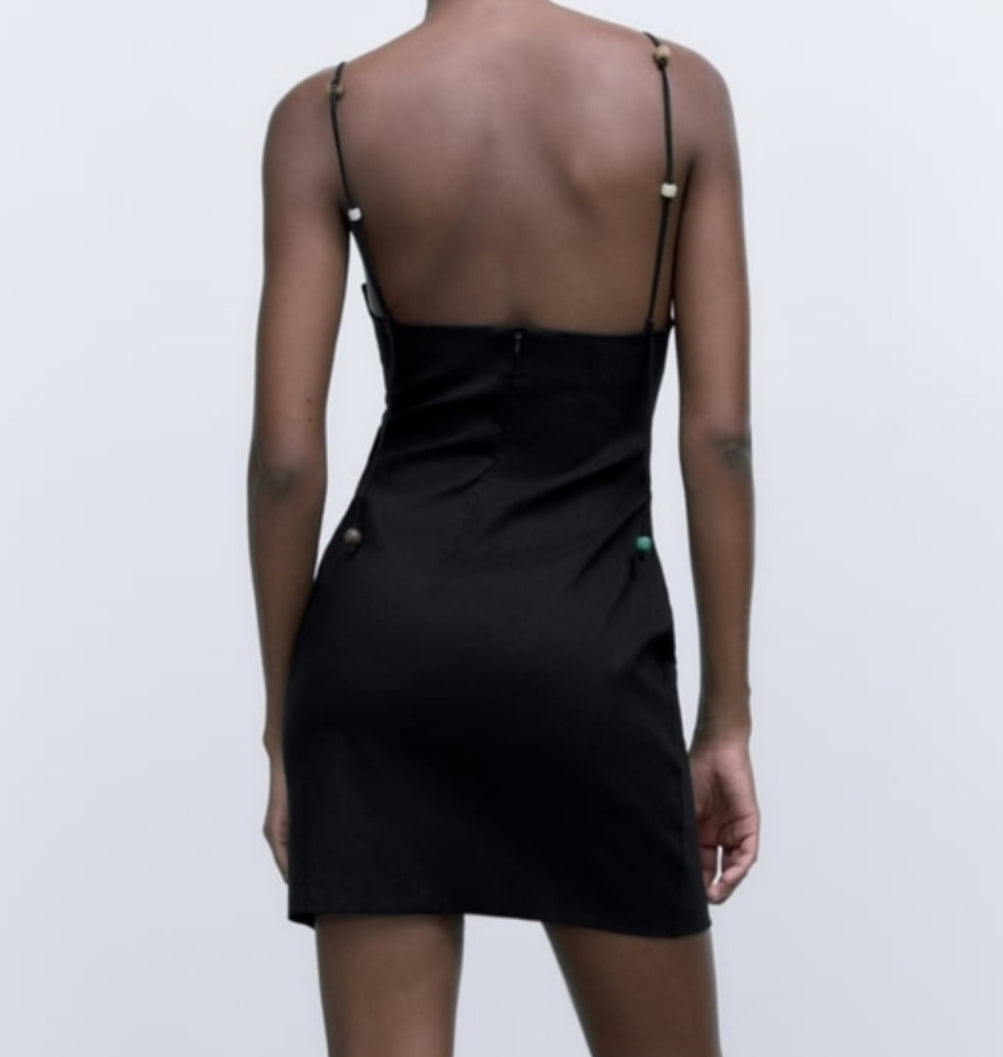 Zara vestido negro BF01