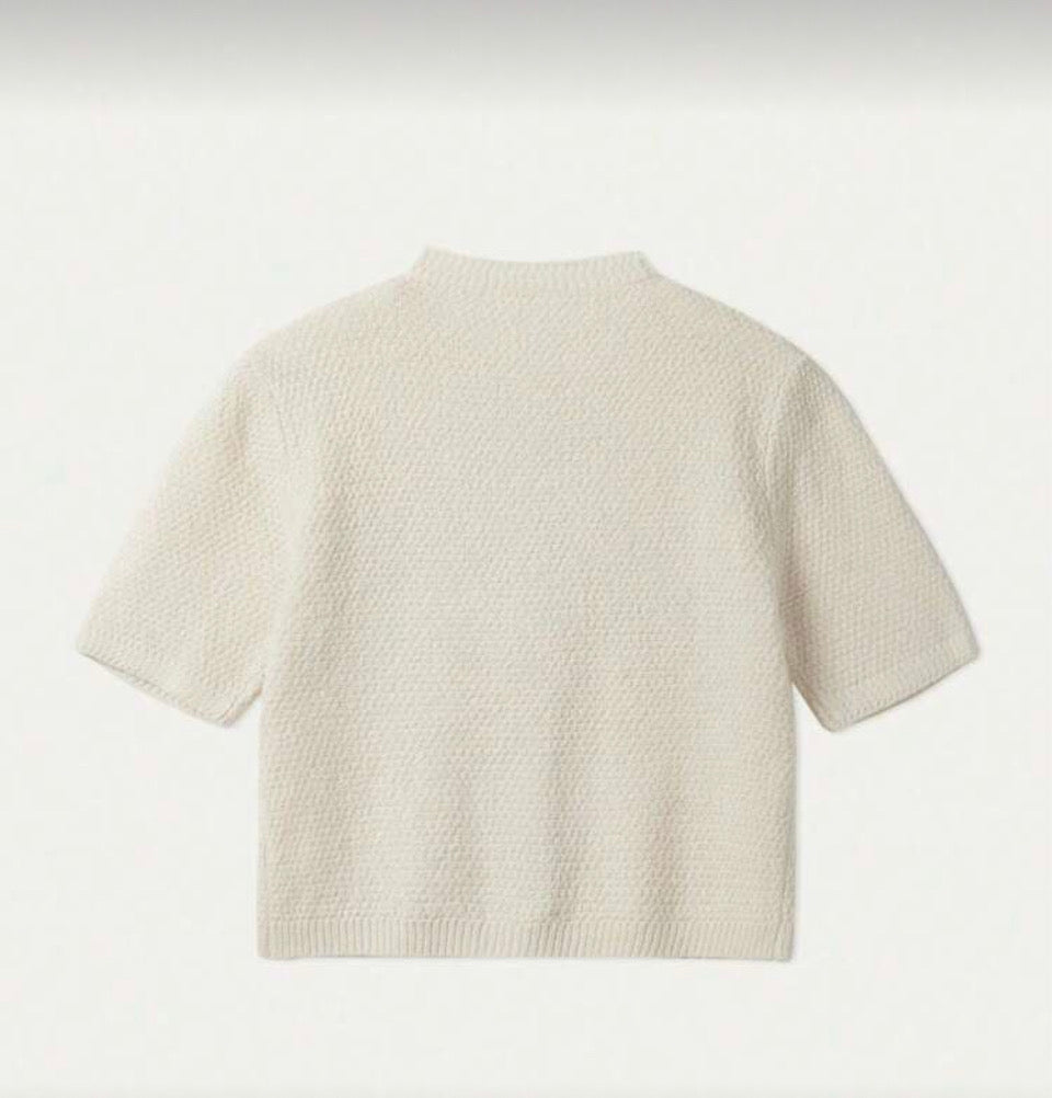 Blusa manga larga corta elegante de punto N25WP09