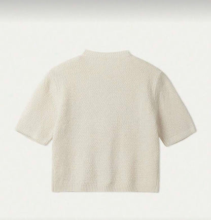 Blusa manga larga corta elegante de punto N25WP09