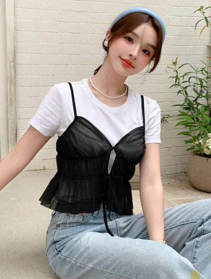 TOP DE TIRANTES COM DOBLADILLO MY26AB02