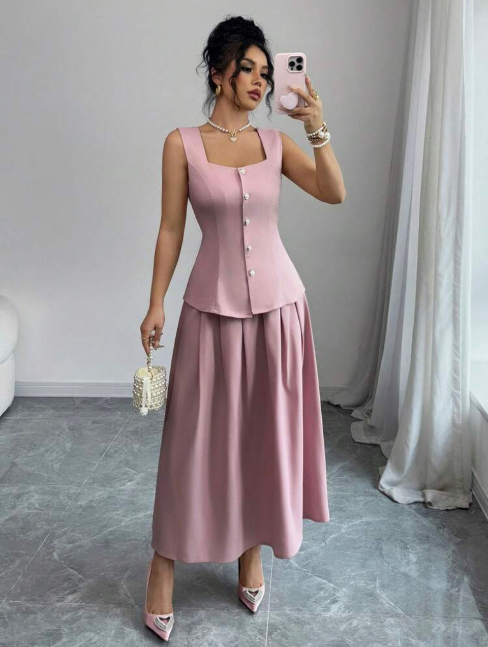 Conjunto con chaleco S25UV04