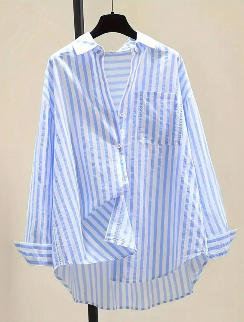 CAMISA DE MANGA LARGA CON BOLSILLO JL26AA02