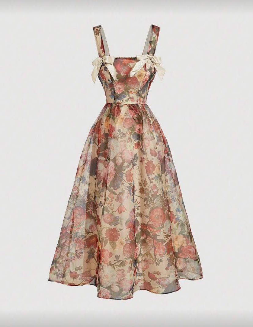 Vestido largo vintage N25WM08